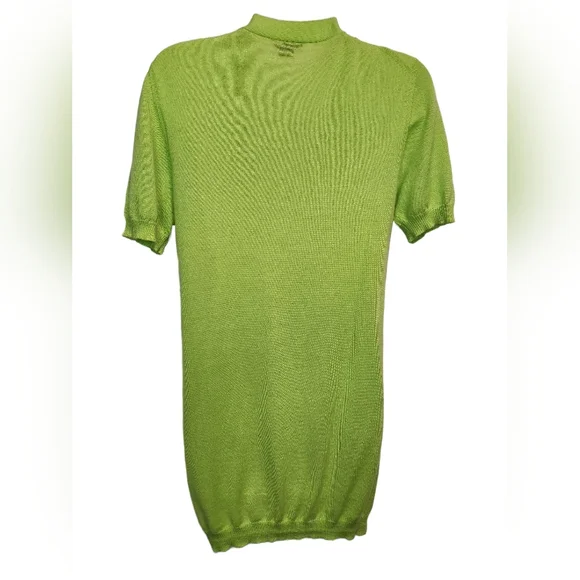 Theory green cashmere button cardigan - Picture 2 of 6